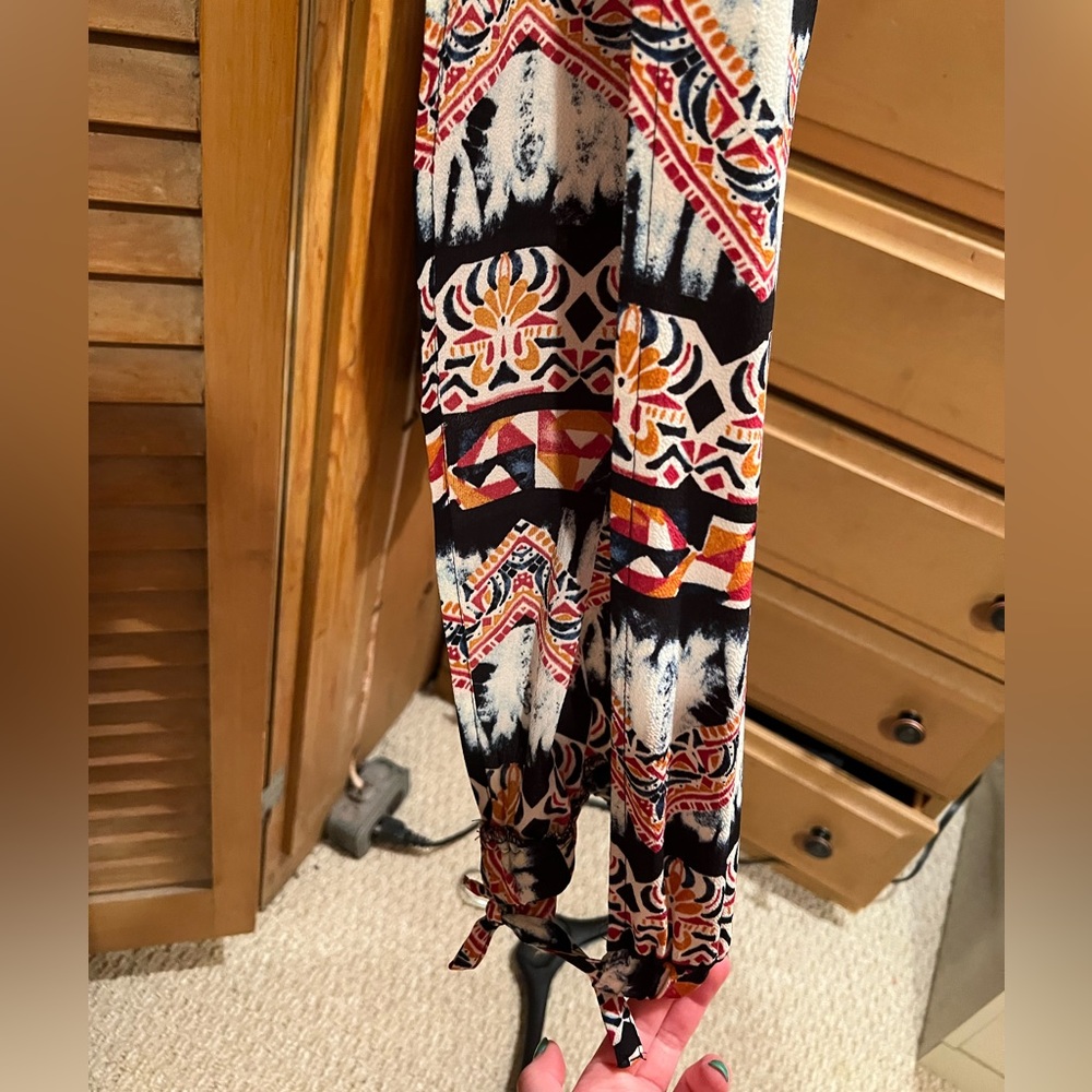 Jack By Bb Dakota Patterned Pants With Elastic Wa… - image 4